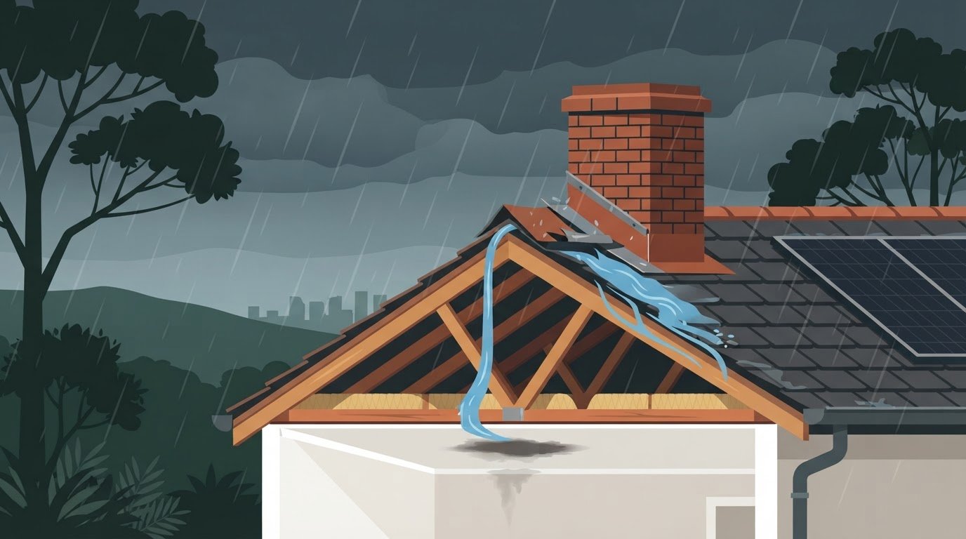 Roof Leak Around Chimney Brisbane: Causes and Repair Steps